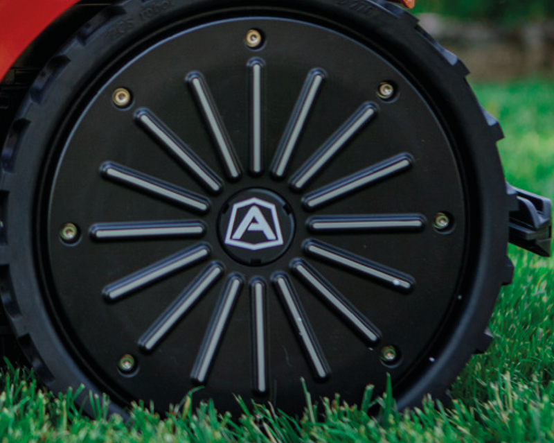 L250 Deluxe Ambrogio Robotic Lawn Mower rubber tires