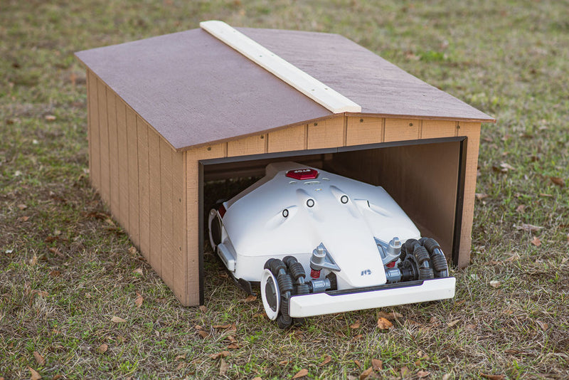 Brewer House Robotic Mower Garage