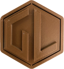 A sample from GL Robotics, showcasing a sample of GL robotics PLA filament. Made by GL robotics in the USA.