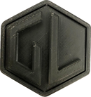 A sample from GL Robotics, showcasing a sample of GL robotics PLA filament. Made by GL robotics in the USA.