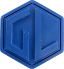 A sample from GL Robotics, showcasing a sample of GL robotics PLA filament. Made by GL robotics in the USA.