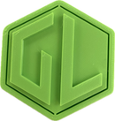 A sample from GL Robotics, showcasing a sample of GL robotics PLA filament. Made by GL robotics in the USA.