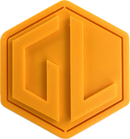 A sample from GL Robotics, showcasing a sample of GL robotics PLA filament. Made by GL robotics in the USA.