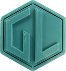 A sample from GL Robotics, showcasing a sample of GL robotics PLA filament. Made by GL robotics in the USA.