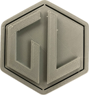 A sample from GL Robotics, showcasing a sample of GL robotics PLA filament. Made by GL robotics in the USA.