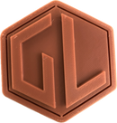 A sample from GL Robotics, showcasing a sample of GL robotics PLA filament. Made by GL robotics in the USA.