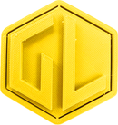 A sample from GL Robotics, showcasing a sample of GL robotics PLA filament. Made by GL robotics in the USA.