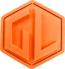 A sample from GL Robotics, showcasing a sample of GL robotics PLA filament. Made by GL robotics in the USA.