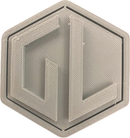 A sample from GL Robotics, showcasing a sample of GL robotics PLA filament. Made by GL robotics in the USA.