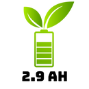 Light Robotic Lawn Mower 2.9Ah Battery Graphic