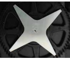 Ambrogio 4 point star blade for the Quad mower