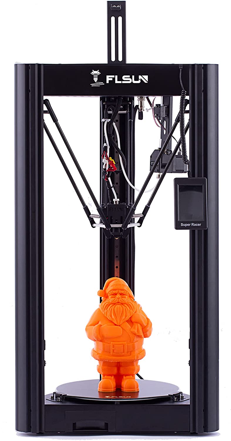 FLSUN SR Super Racer - 3D Printing an orange gnome