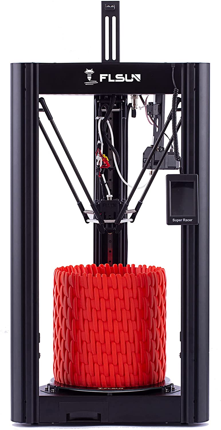 FLSUN SR Super Racer - 3D Printer with red vase printing