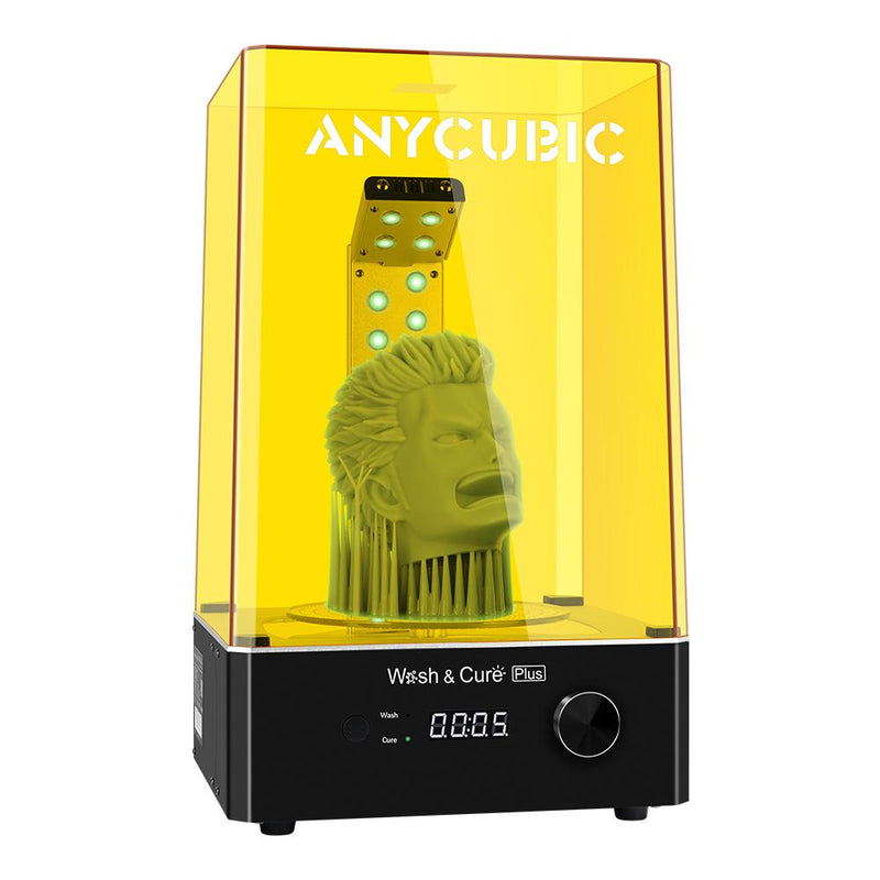 Anycubic Wash & Cure Plus Machine with 3d printed head inside